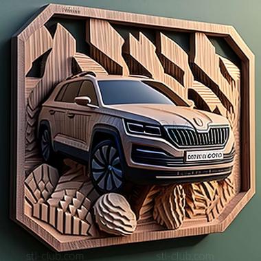 3D модель koda Kodiaq (STL)